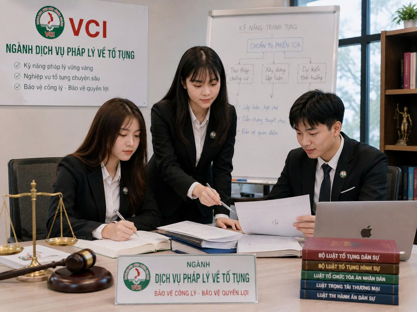 Học Cao Đẳng Ngành Dịch Vụ Pháp Lý Về Tố Tụng