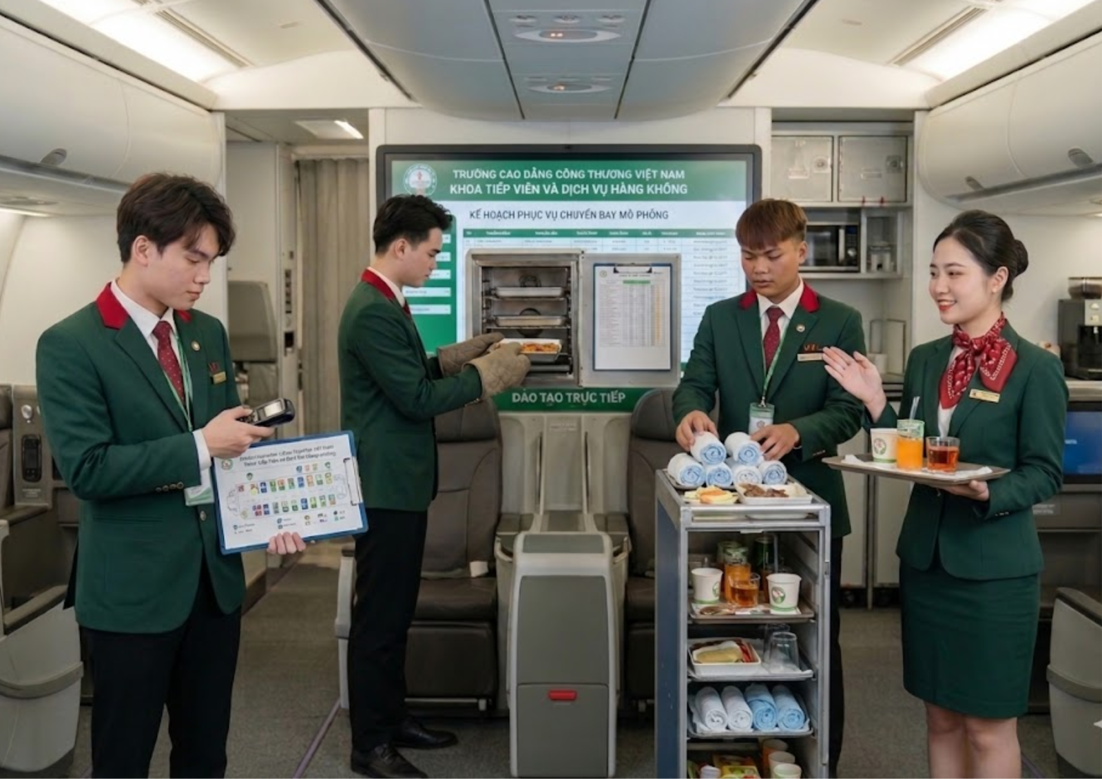 TUYỂN SINH NGÀNH TIẾP VIÊN HÀNG KHÔNG